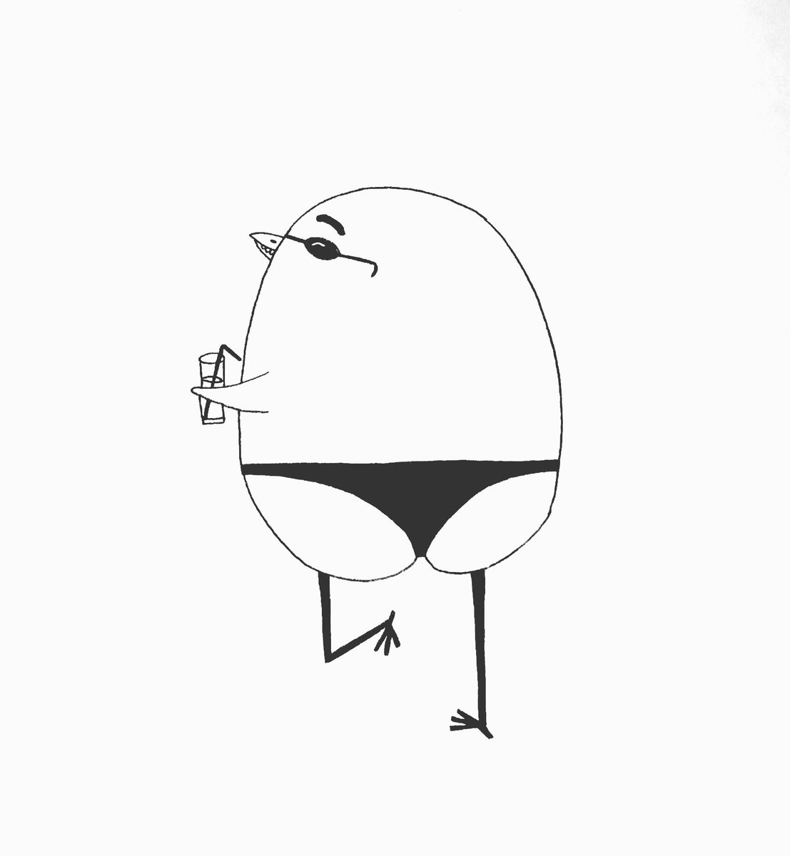 Sun's out buns out 😊 #illustration #artist #art #drawing #doodle #bird