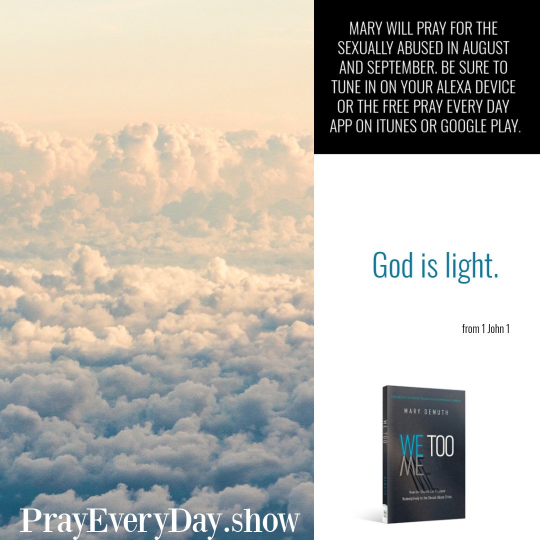 MaryDeMuth's tweet photo. Do you believe this? Has your story darkened your joy? Today I will pray for you, that you would not only intellectually understand that God is light, but that you would EXPERIE... #sexualabuse #survivor #metoomovement #wetoobook #youarenotalone #churchtoo https://t.co/gEH9vzMmjv https://t.co/OrWIke3csi