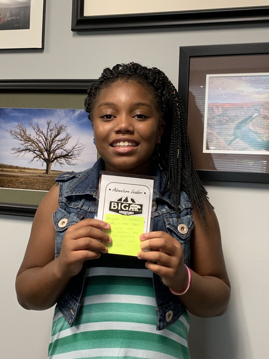HeritageBears's tweet image. Aniyah’s teacher describes her as an “... amazing leader in our classroom.”  We are proud to have her as a Bear.  #BIGbearadventures #leaderbyexample