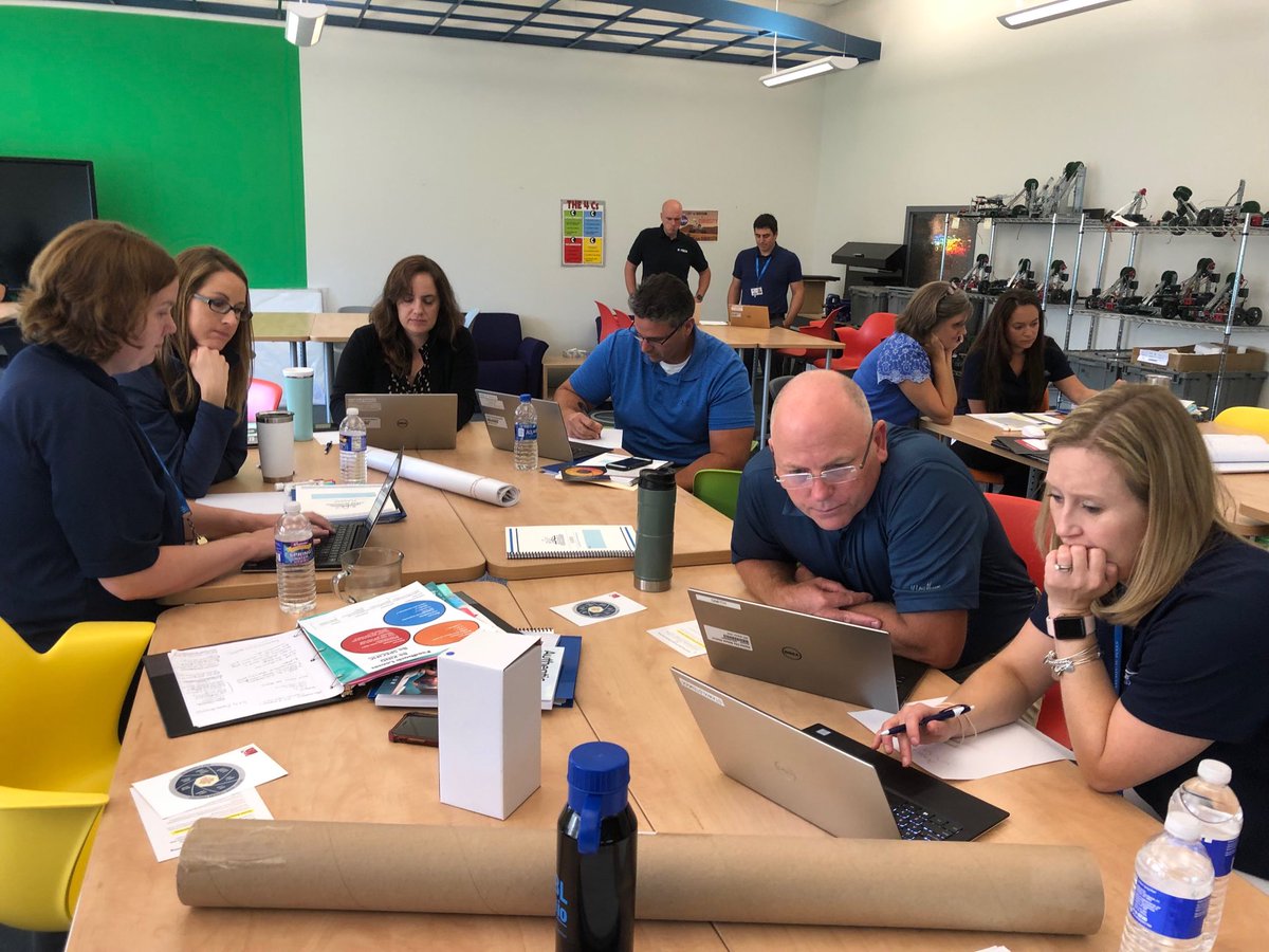 PBLJill's tweet photo. ⁦I’m honored to spend time with the GST Stem Academy teachers today as we dive into PBL teaching practices.  #pblsplash ⁦@PBLMatters⁩ #teachersaremypeeps #studentsarrivetomorrow #collaborationmodel https://t.co/Fi0mROYBFJ