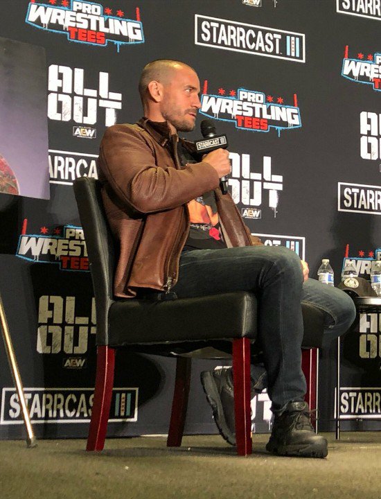 SWManor's tweet photo. "I'm so cool and intelligent, I wear a leather jacket indoors...in August, no less." #CMBunk #MMAsuperstar
#PoopBomb #wrestling https://t.co/nlDlOjoLdH
