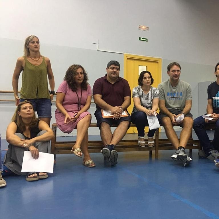 FEPSantRamon's tweet photo. #avui primera trobada de professorat d'Educació Física de les @escolesFEP Perquè #compartintaprenem #femxarxa #lescolaquevolem #SRNesport #eFEP https://t.co/LOZvaz6itP