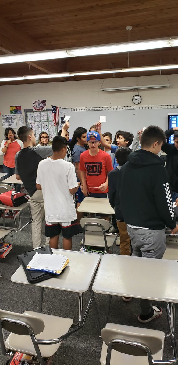 askmrsschu's tweet photo. Reviewing like terms means #movement and #talking to each other. Small #SEL activity with positive results @MrsD_Martin @CCSD93 @JSPrincipalD93 #keepinit100 #wearejayhawks https://t.co/OkIdd0jUmq
