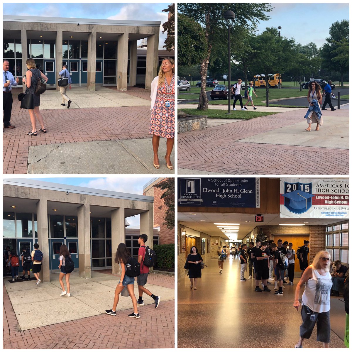 GreatNeck_Super's tweet photo. JGHS Arrival! #AllAreWelcome #WelcomeBack2019 #ClassOf2020 #ClearVision #AFocusedFuture https://t.co/eg65Nujaib