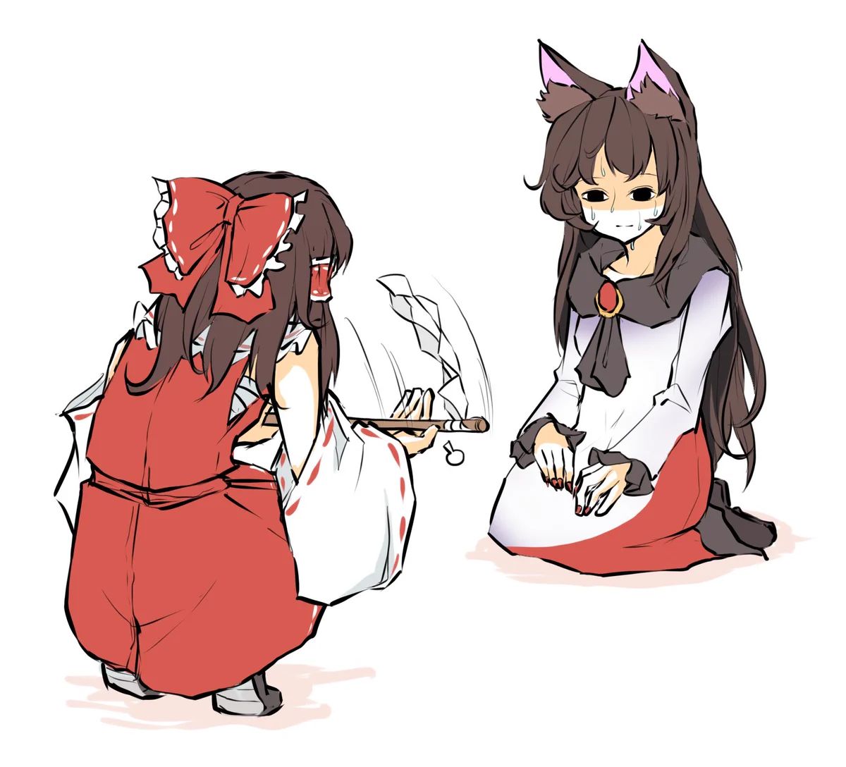 東方キャノンボール配信3ヶ月！狼が霊夢を襲ったらこうなる‼