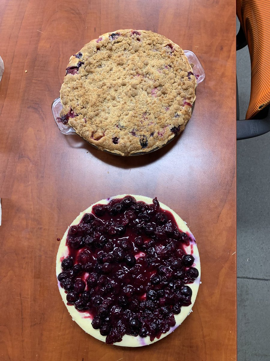 caitlin_keon's tweet image. Happy August birthdays to Char and Teresa! Enjoy your cheesecake and pie! Sorry it’s a little late! #augustbirthdaysarethebest #pieversuscake #metvalues @JoelMBrownIdaho @RussellABlackb1 @WerneckeNickie @4719Met @jay_sirmans @4719HD