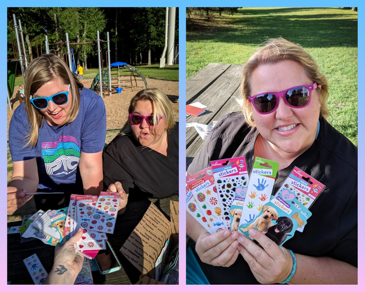 amls731's tweet photo. We had so much fun the other day sharing goodies from @paperhouseproductions &amp; brainstorming the many ways to use the awesome washi tape. We made sure to start happy mail for long distance friends. Thank you @tryazon!
#Tryazon #PaperHousePenPals #HappyMail https://t.co/q2cjirWTLd