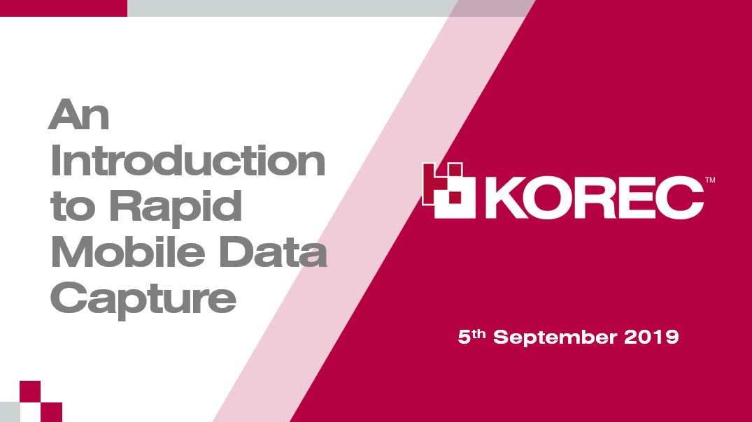 We're all ready to go for tomorrow morning, still time to join us if you want to get your intro to #rapid #mobile #data #collection! With <a href="/BENDP_KOREC/">Benjamin du Preez</a> &amp; Product Manager from @GeoSLAMLtd Michael Dutch. Sign up; attendee.gotowebinar.com/register/52717…