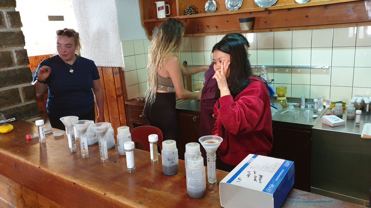 ProfPHaygarth's tweet photo. Day 6 #LECAlpine and the students are starting to decommission their experiments and completing lab work (in the basement of an alpine hotel!) #discoverlec #lovelancaster https://t.co/PlSMAC79Se