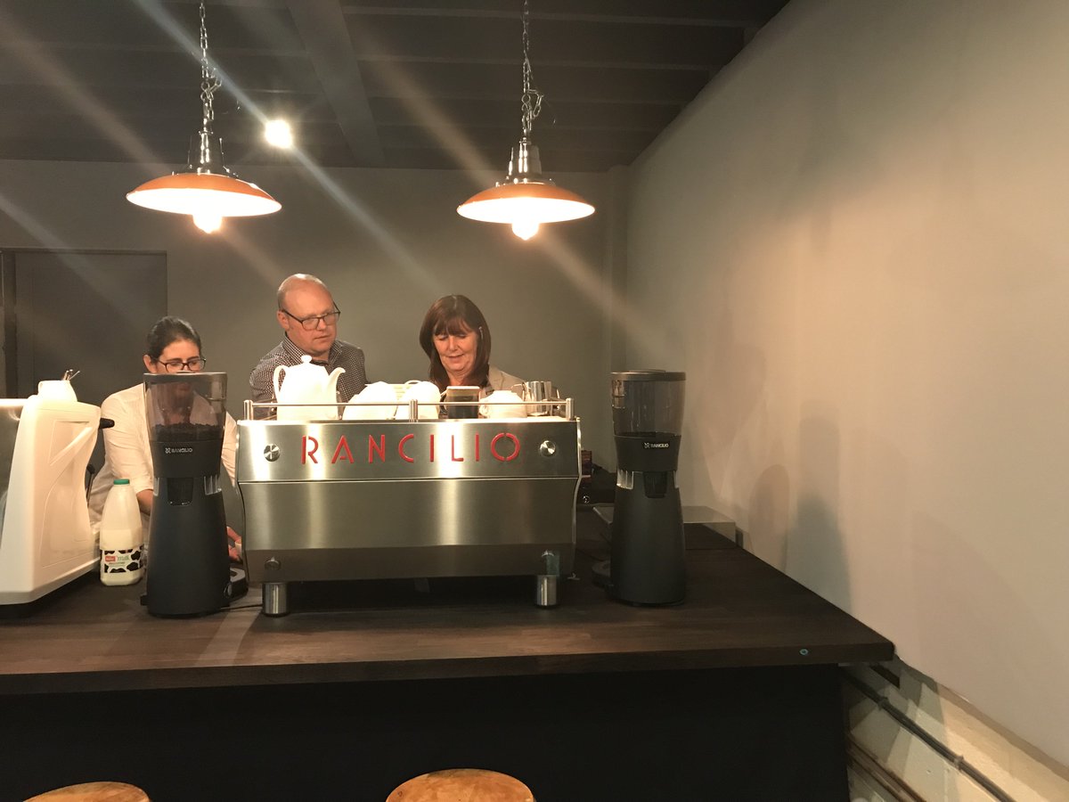 Really interesting visit to Owens &amp; Edwards Coffee Roasters. 
 
Good discussion with Rhiannon and Richard about the company’s impressive achievements and future aspirations. 

Think I might have found a new career for myself as a coffee roaster! ☕️ 🤣