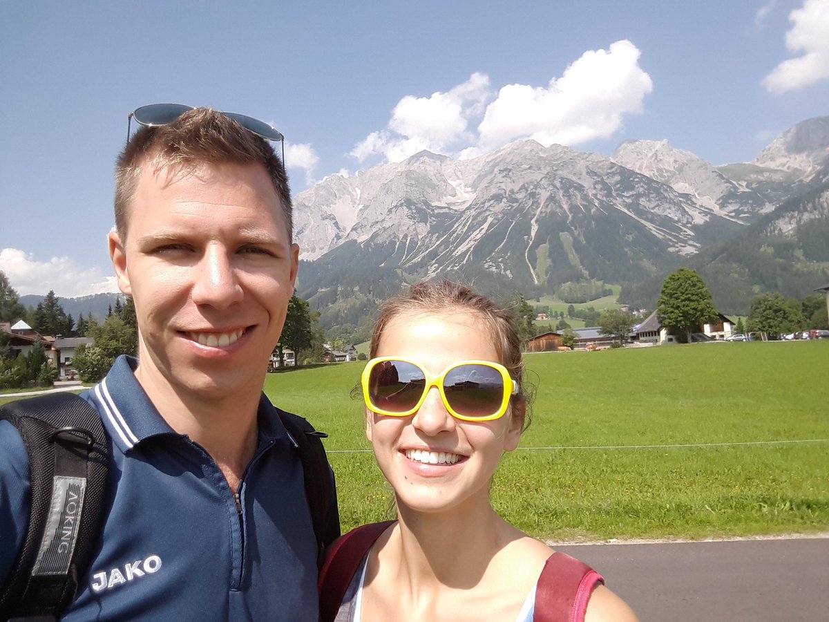 Relaxing with my wonderful wife in Schladming :) ! #MyDiamondStay
