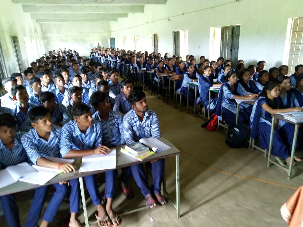 Celebrating #PoshanMaah at R.C.Collage,Kodinga of Kosagumuda,Nabarangpur.Awaring the students on importance of Nutritional  food in different stage of life because, adolescent is a stage where we check Malnutrition.<a href="/CMO_Odisha/">CMO Odisha</a> <a href="/DMnabarangpur/">Collectorate Nabarangpur</a> <a href="/WCDOdisha/">Department of WCD, Government of Odisha</a> <a href="/spreadkoraput/">spreadkoraput</a> <a href="/TukuniSahu/">Tukuni Sahu</a>