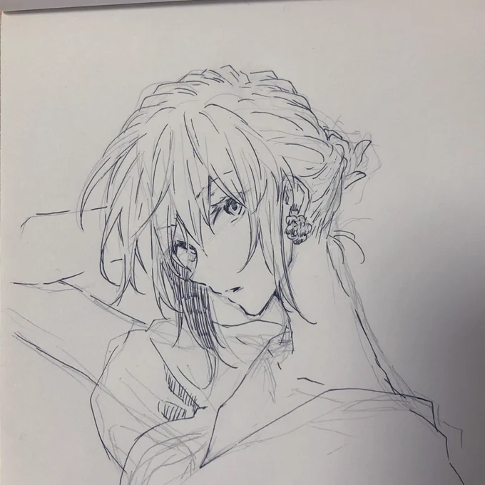 新しくボールペン買ったので試し描き 