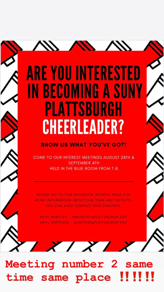 platts_cheer's tweet photo. Don’t forget interest meeting number 2 same time same place ‼️‼️‼️ (if you attended the first meeting you do not need to attend this meeting) https://t.co/tOWF259LiL