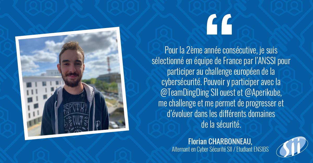 GroupeSII's tweet photo. Nos alternants ont du talent ! 
Florian @DrStache_ , en alternance à @SII_Ouest et Romain @JouetR futur alternant à @SII_IDF feront partie du team France de l’@ANSSI_FR sur le challenge européen de #cybersécurité organisé par @enisa_eu.
Bonne préparation à eux ! 😉
#ecsc2019 https://t.co/hEdfGFzR6O