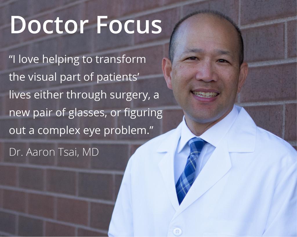 StPaulEyeClinic's tweet photo. Meet Dr. Aaron Tsai! Dr. Tsai is a board-certified ophthalmologist at St. Paul Eye Clinic. He listens to each patient 'with his eyes,' and treats them as if they were his own family.
Click to learn more about Dr. Tsai! https://t.co/s0VpjoxScO
#StPaulEyeClinic #DoctorFocus https://t.co/uoBUJNNaTT