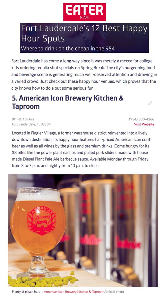 AMERICAN ICON BREWERY KITCHEN & TAPROOM tweet media