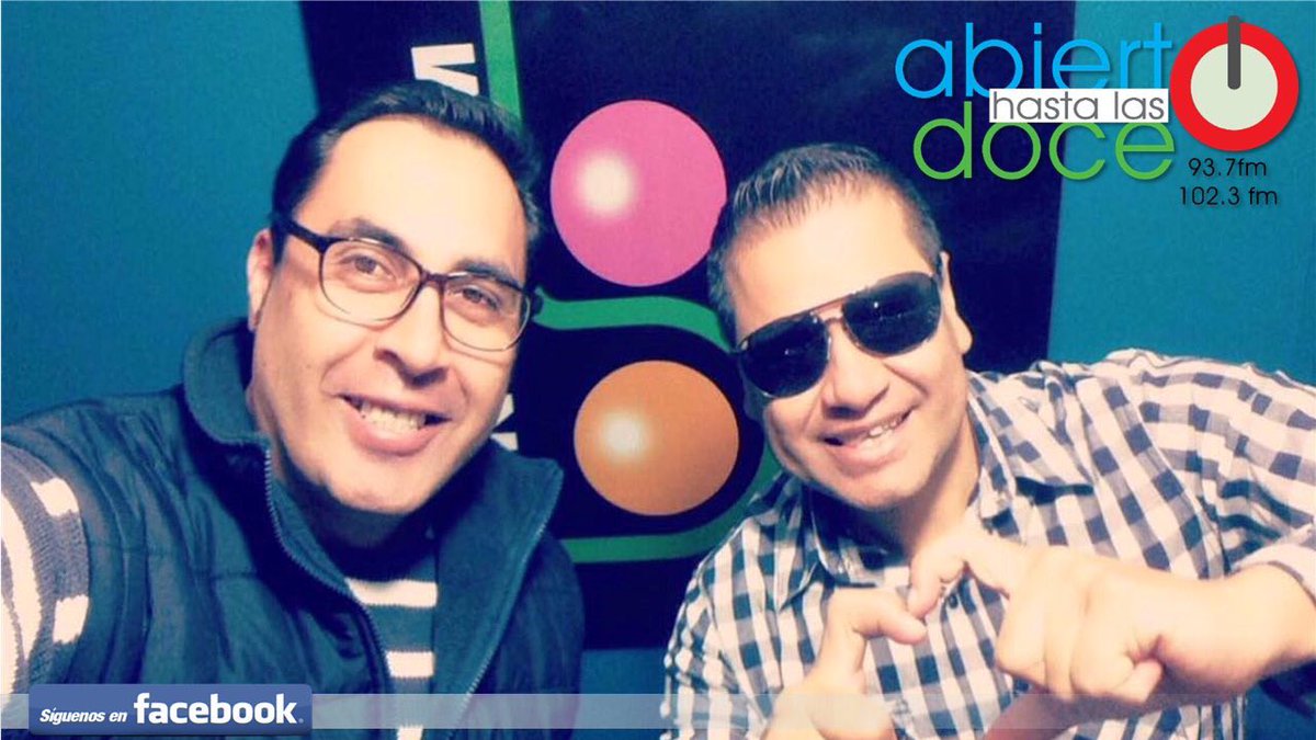 hupavi's tweet photo. Sumate a la sintonia del morning show de las mañanas @DennisSantoro &amp; @HugoParedes presentan #AbiertoHastaLas12 Buena música, buen rollito y fantásticos premios para la audiencia m��s dinámica y proactiva del Ecuador, la de #LaMejorBONITAFM 93.7/102.3/ https://t.co/OSi2PWTN6O. https://t.co/EgdEs4xGqI