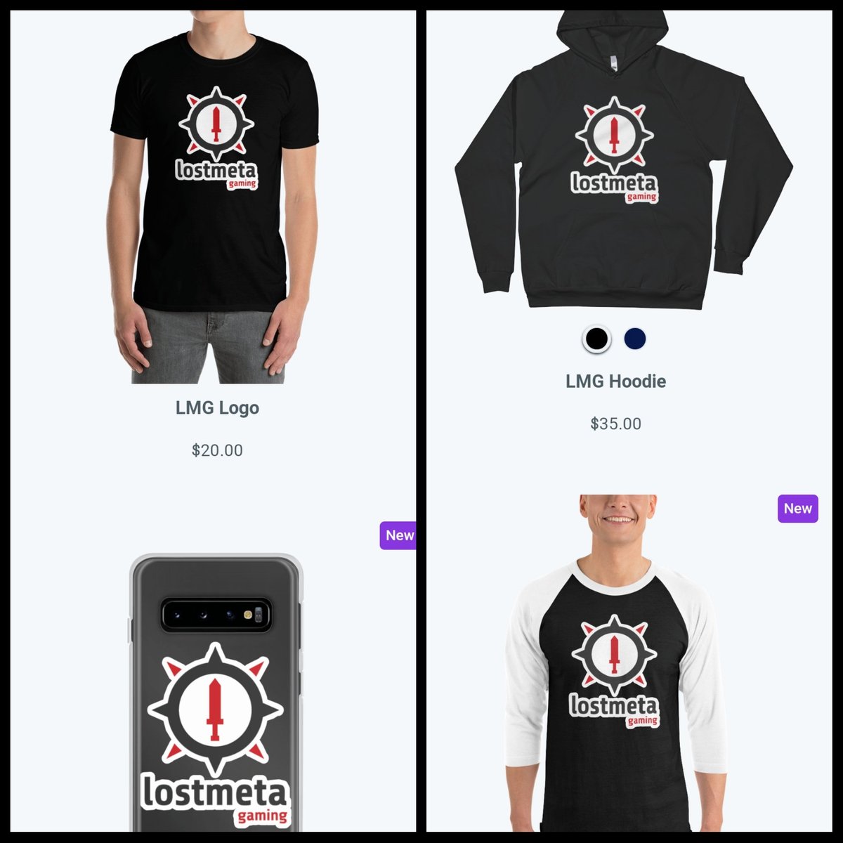 New merch available in my merch store! Both Hometeam merch and LostMeta Gaming merch! streamlabs.com/amienicole/mer…