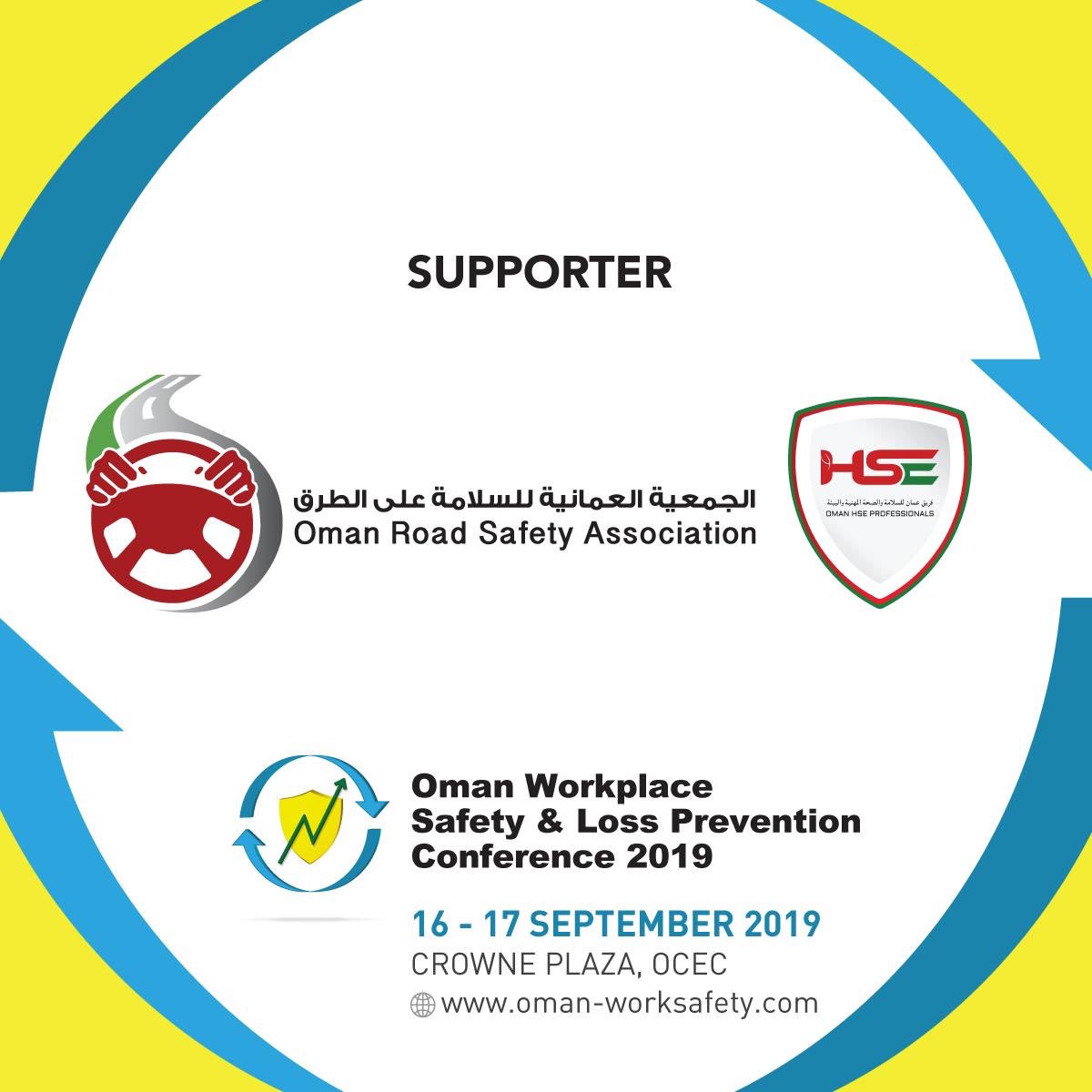 omanhseorg's tweet photo. مؤتمر عُمان الثاني للسلامة في العمل وتقليل الخسائر ٢٠١٩ - في الفترة ١٦-١٧ سبتمبر ٢٠١٩. كراون بلازا - مركز عمان للمؤتمرات والمعارض. 
#معاً_لعمان_أكثر_أماناً
#Together_Oman_Is_Safer 
#مجتمع_واع_طريق_سالم https://t.co/wXAJsblMqF