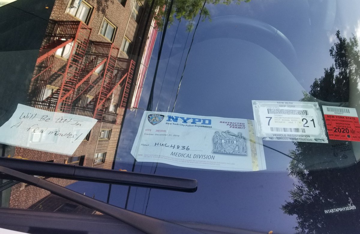 SSSSSSTeeRIIIIIke SeventEEEEN!!!LOL.With the likes of  @BilldeBlasio &  @NYCMayor cowering from the  @NYCPBA, no  #placardperp is ever out.With open  #placardcorruption like this,  #TheJobIsDead.  #NoConfidence.