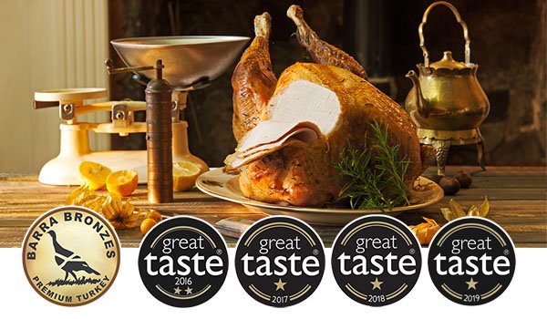 Take one dedicated, hard-working #Aberdeenshire #farmer who grows quality oats, wheat &amp; barley to feed to his slowly grown <a href="/barra_bronzes/">Craig Michie</a> premium turkeys and has received a #GreatTasteAwards from the <a href="/guildoffinefood/">Guild of Fine Food</a> for the 4th consecutive year 👨‍🌾🦃⭐️👏 #ScotFoodFort19