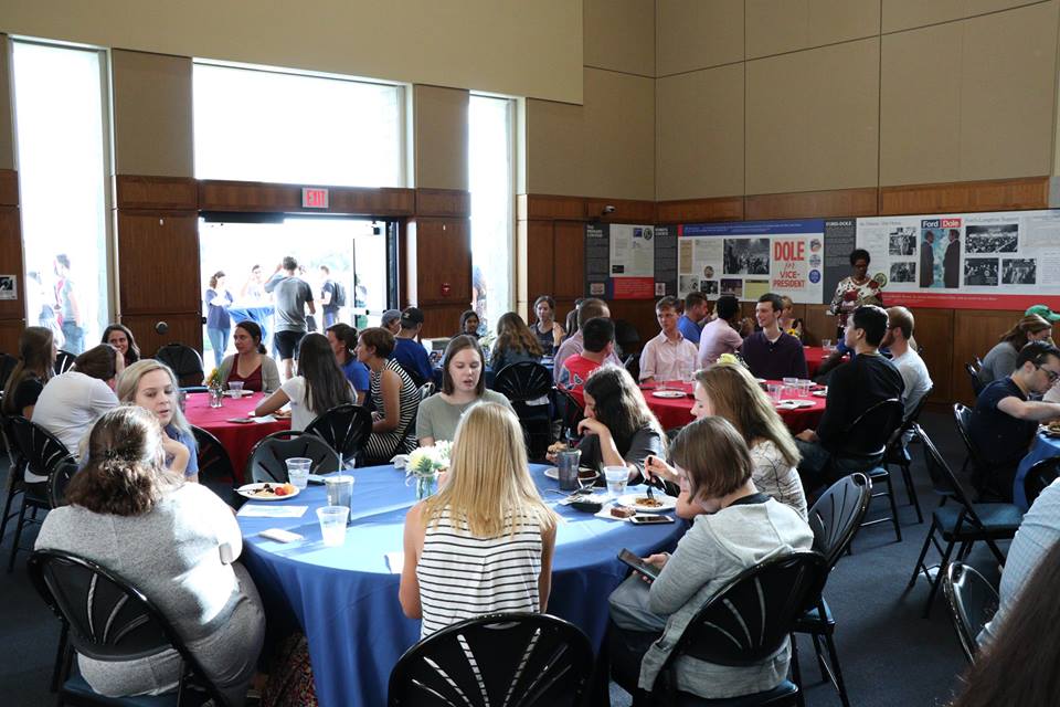 DoleSAB's tweet image. Want free dinner and free snow cones? Join us at the Dole Institute of Politics TOMORROW at 6 p.m. for Party on the Patio. This is your way to sign up for the Dole Institute Student Advisory Board. #exploreKU #Partio2019