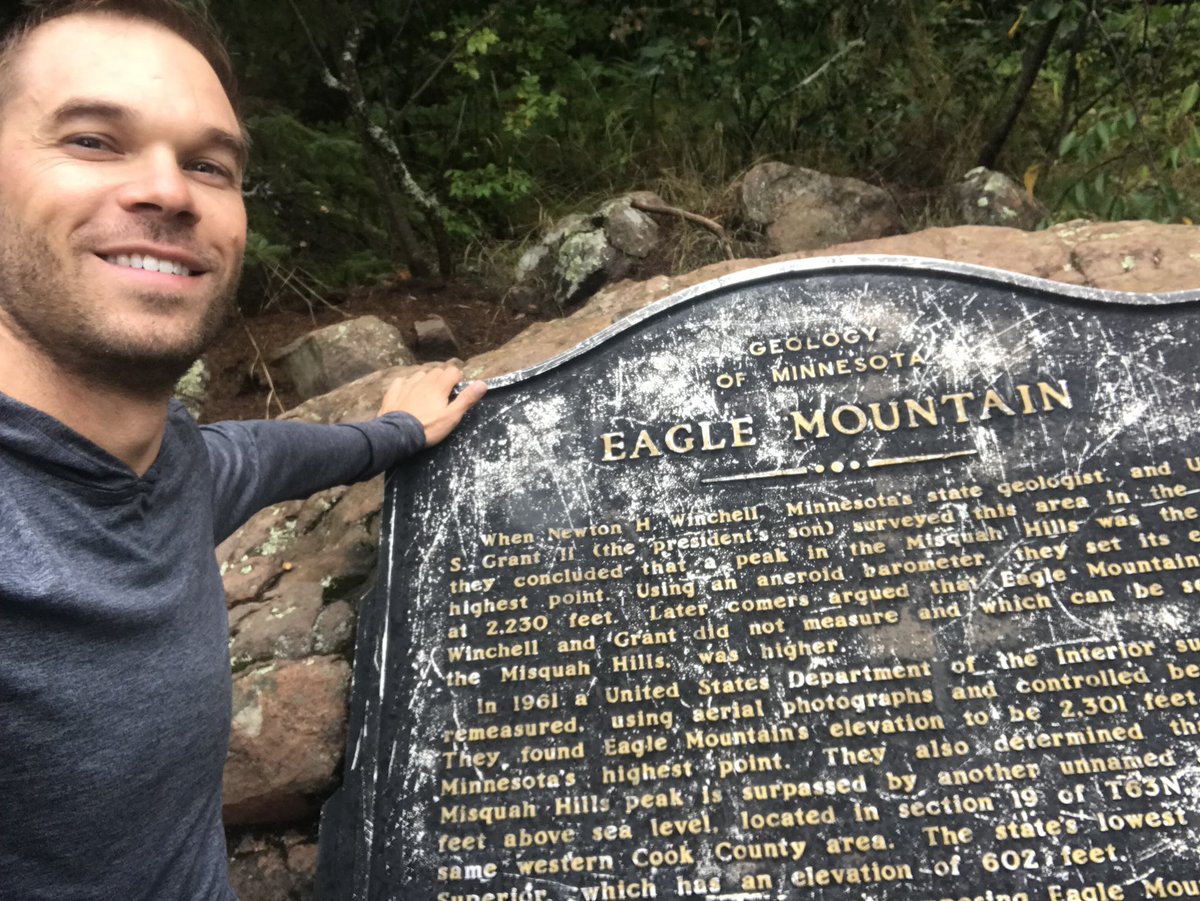 NickSymmonds's tweet photo. Heck of a #WorkoutWednesday! 7 miles round trip to the top of #EagleMountain, tallest point in Minnesota. This is my 26th #StateHighPoint!!
24 to go, which one should I tackle next? 🤔 https://t.co/gbPpxzDIpe