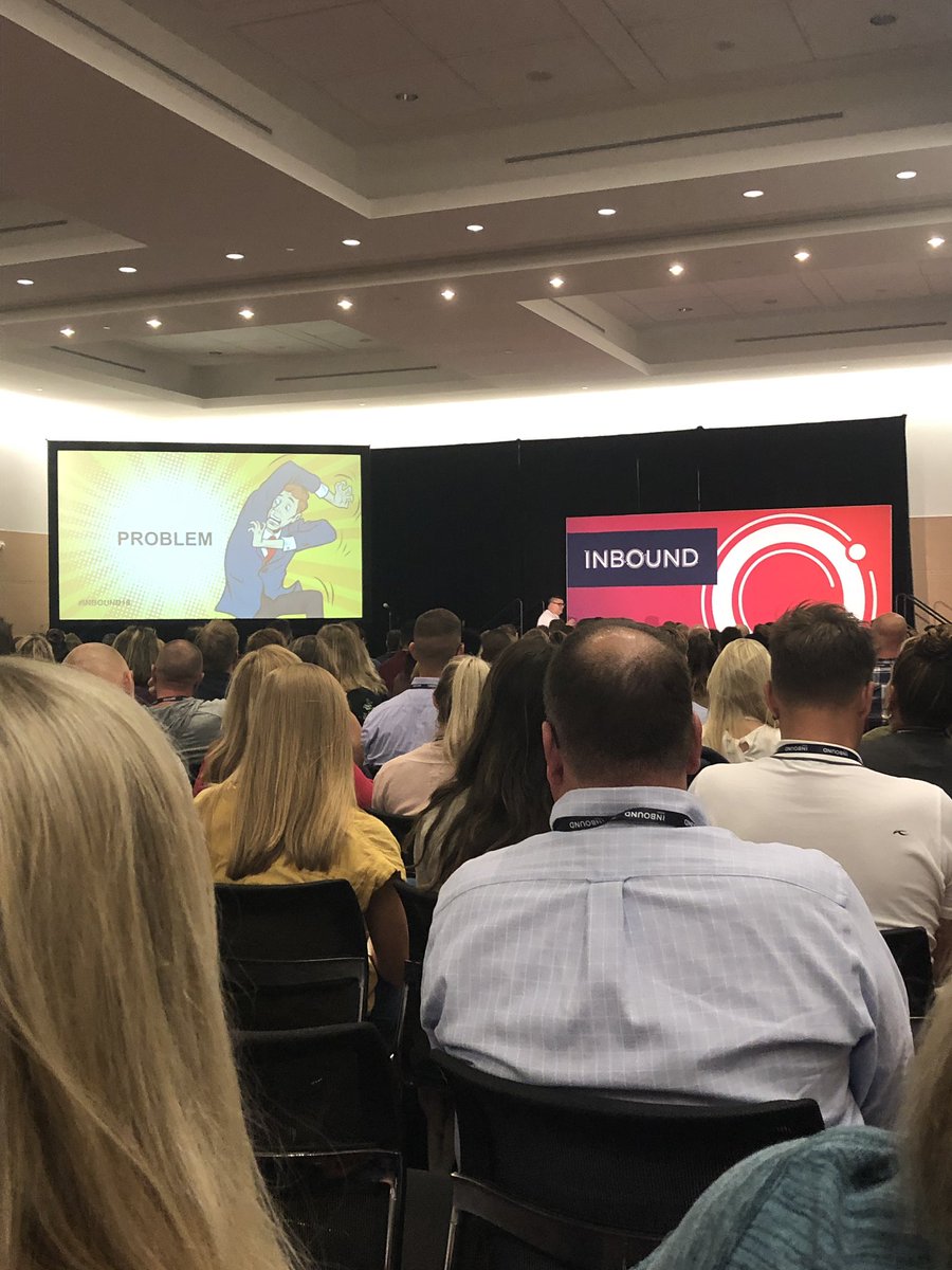 Rule one when creating one-to-one videos is to start with a story #INBOUND19 #GBTVideo