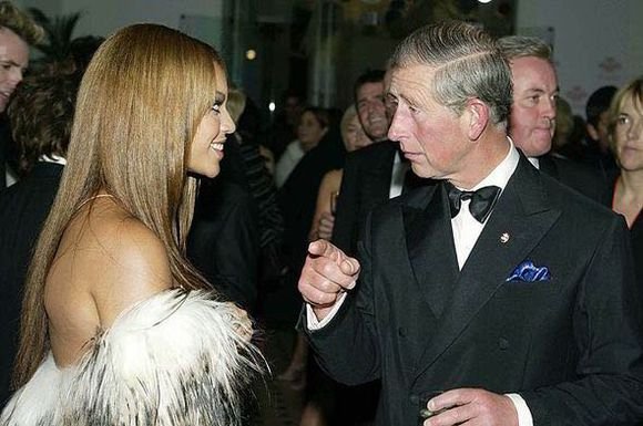 20. In 2003, the first year Beyoncé went solo, she was invited by Prince Charles to perform to raise money for The Princes Trust in Hyde Park.Per  @InsideEdition, Charles told Beyoncé both of his sons own her albums & William "quite fancies" her. And Beyoncé promptly blushed.