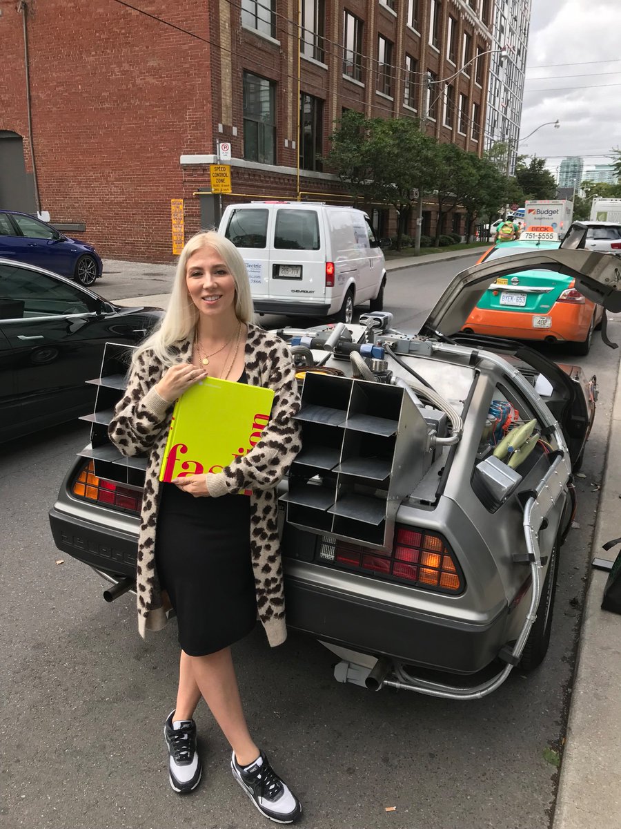 It’s Back to the Future at #baskitstyle2019 as @_Kristina_Olson enjoys our new edition of Fashion and one of 
<a href="/Turo/">Turo</a>
 s amazing fleet of vehicles! #cars #delorian #80smovies tinyurl.com/y4e5sckz