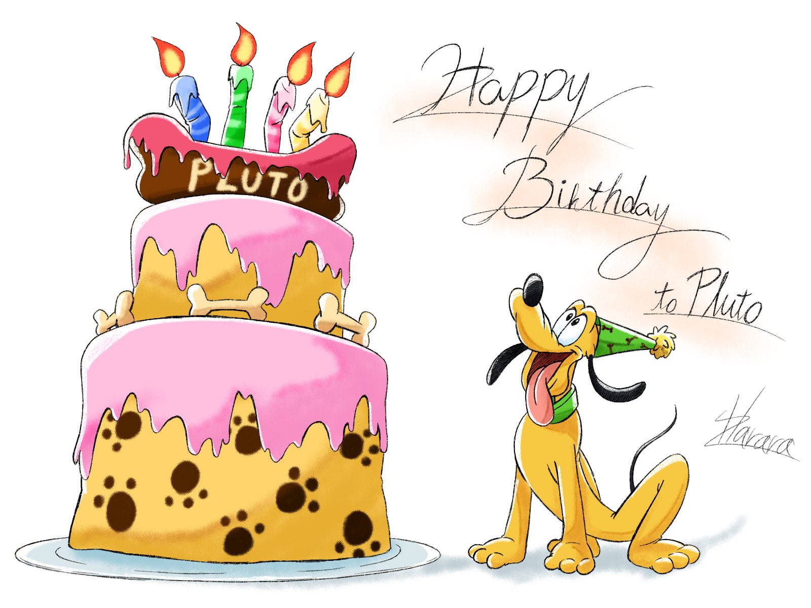 ハララ V Twitter プルート誕生日おめでとう うん もう 大好きだよ プルートスクリーンデビュー プルート誕生日 T Co lriwfsax Twitter