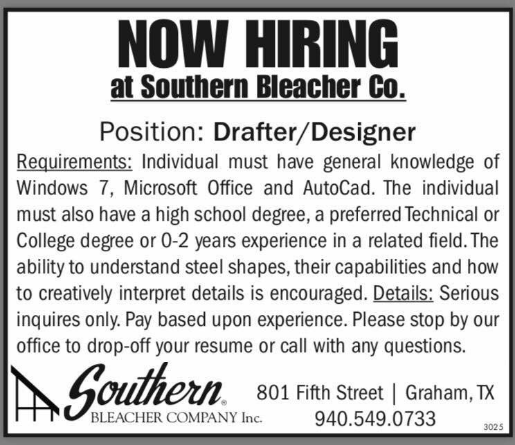 So_Bleacher's tweet photo. Work with the best and join our team! Stop by or call for more information. #SOBCO #GrahamAmerica https://t.co/cmjOQ7qUK8