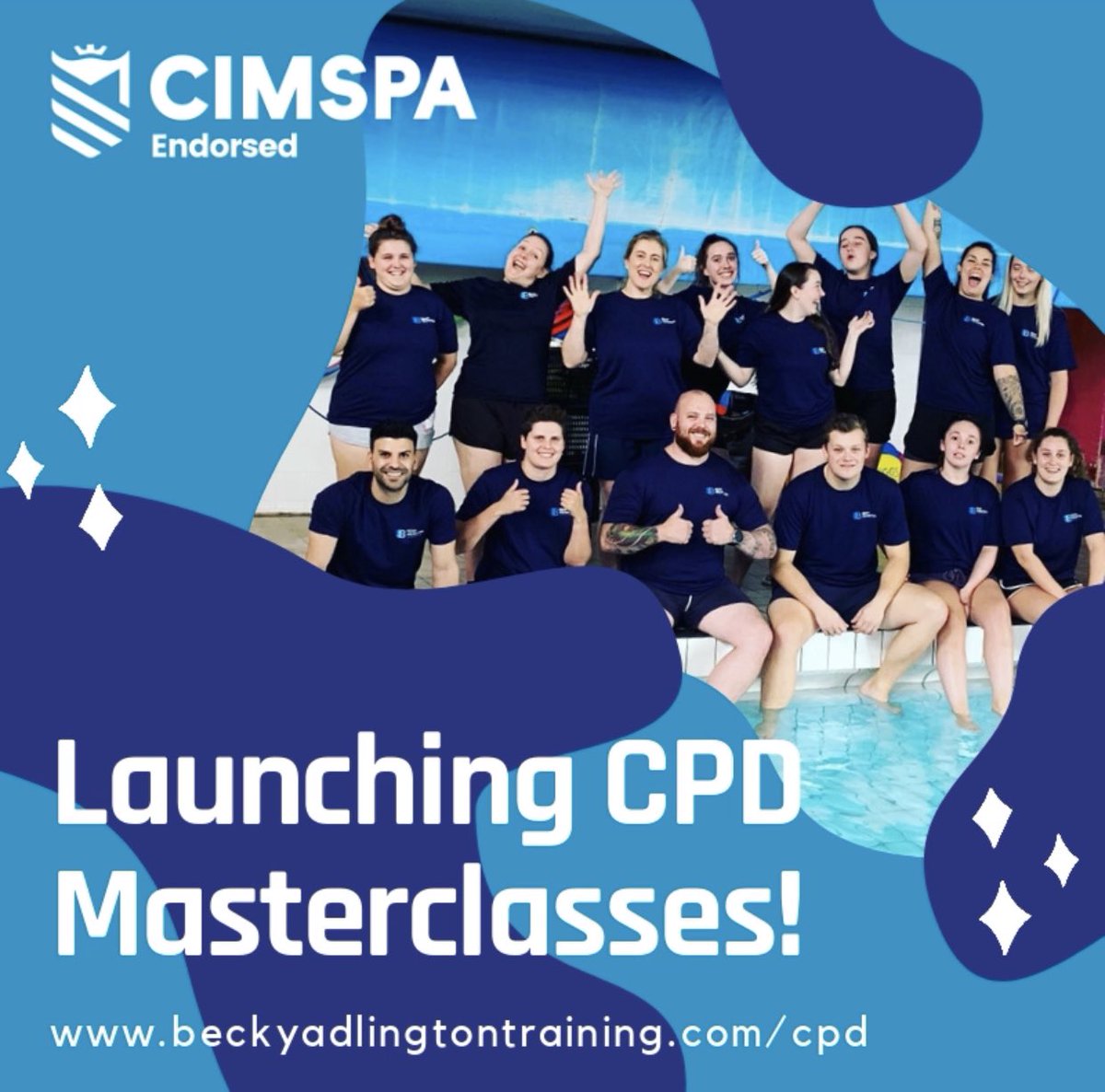 I’m so excited and proud to announce our brand new <a href="/BeckyTraining/">Becky Adlington Training</a> Masterclasses to help support &amp; develop those in all areas of the swimming industry. This is a huge step for us as we work towards our vision for world-class teachers across the UK beckyadlingtontraining.com/cpd