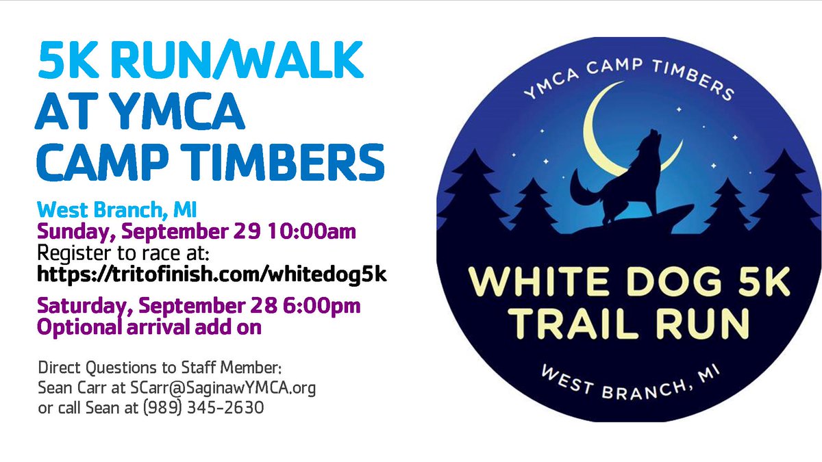 SaginawYMCA's tweet photo. #RunMichigan #RunMI #Run #5k
#OptOutside #GetOutdoors #ComeOutAndPlay

@tritofinish race at @YMCACampTimbers 

https://t.co/A8XXY9dl0Z https://t.co/lxUKRzWM8n