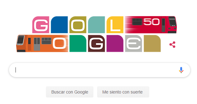 MetroWiFiCDMX's tweet photo. ¡Twitteros! ¿Ya vieron el doodle de hoy?
¡Felicidades al metro por sus 50 años!
#MetroCDMX @MetroCDMX https://t.co/QXhdRoh6J5