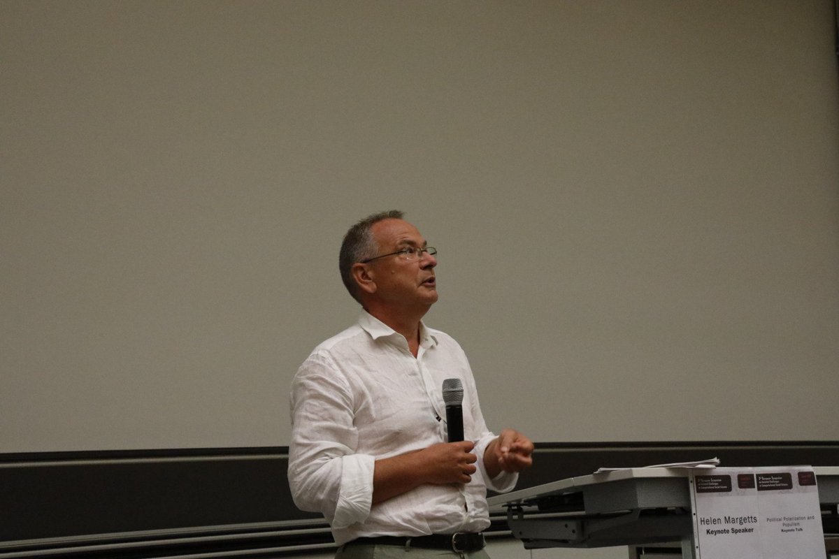 Euro CSS (@euro_css) on Twitter photo The last keynote of #eurocss: <a href="/HelenMargetts/">Helen Margetts</a> on hate speech with Simon Hug as discussant The last keynote of #eurocss: <a href="/HelenMargetts/">Helen Margetts</a> on hate speech with Simon Hug as discussant