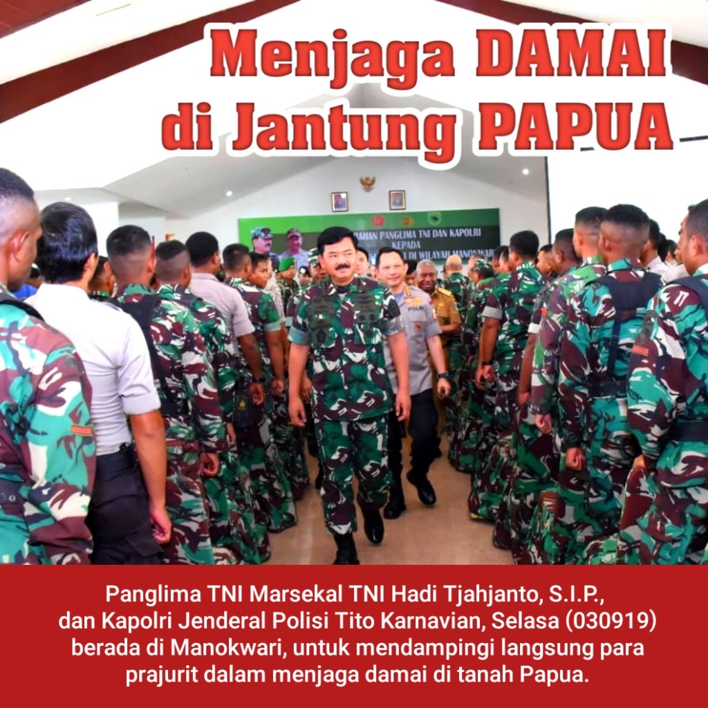 rahadifedi's tweet photo. Pak @TjahjantoHadi dan pak Tito sedang berada di Papua beliau mengawal prajuritnya dalam mengamankan Papua ..

#PanglimaDiPapua https://t.co/dENmY1hC2N
