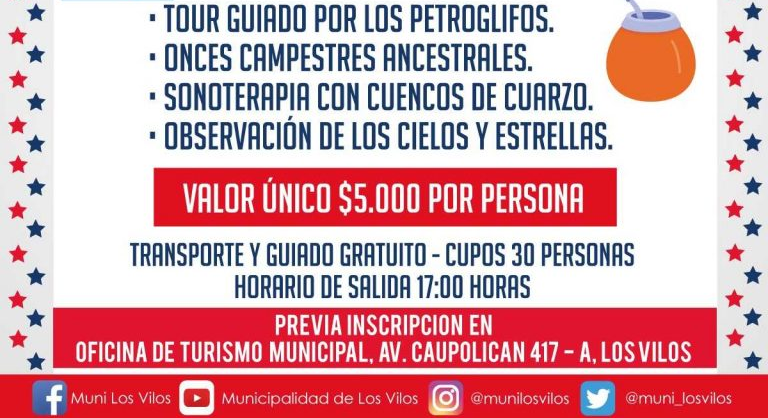 sernaturcoquimb's tweet photo. 🔴Tour guiado por petroglifos, onces campestres, sonterapia con cuencos de cuarzo, observación de estrellas... ¡dónde! En la Mateada Cultural Ancestral de #LosVilos, 13 de septiembre, 17 hrs. Disfruta las #FiestasPatrias en #RegiónDeCoquimbo #RegiónEstrella #Choapa @muni_losvilos https://t.co/CCNFowDVwI