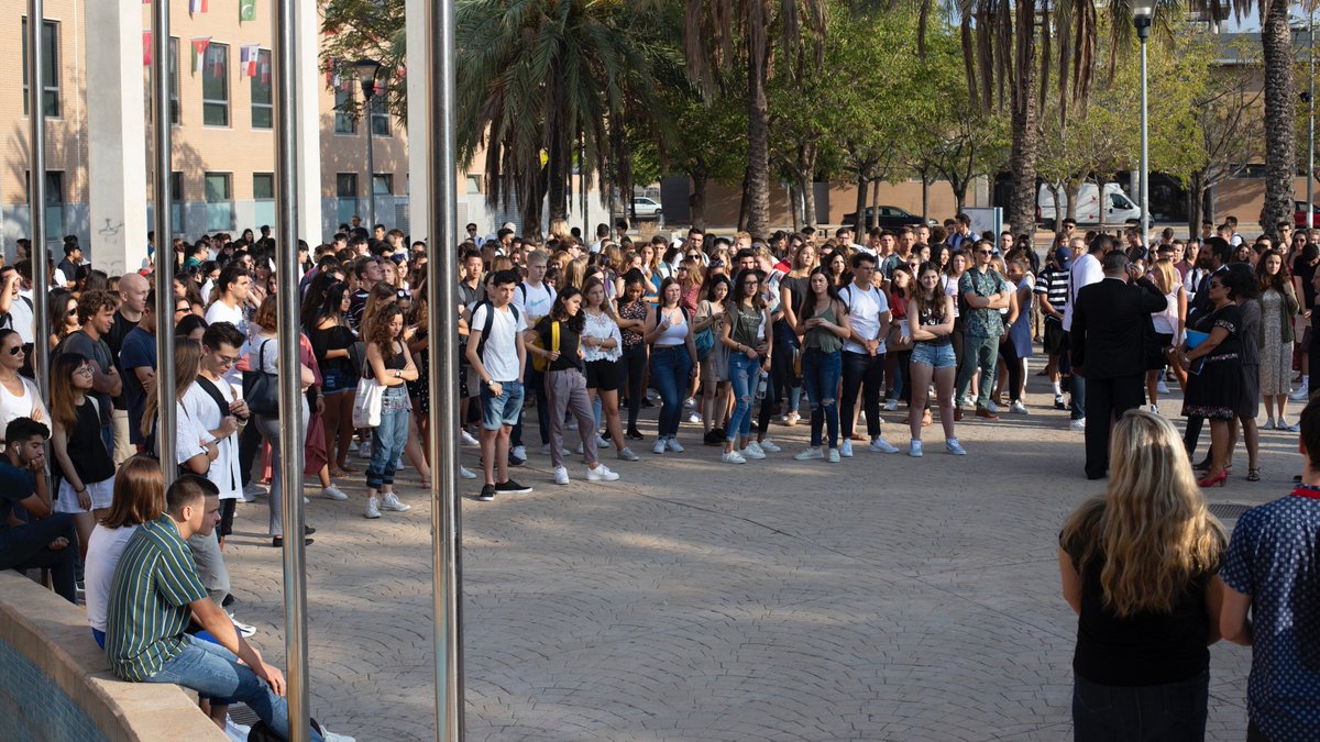 uchceu's tweet photo. 🌍Welcome the World: CEU Valencia welcomes over 700 freshmen to campus for the new academic year. Our University gets more international and more diverse every year! #WelcomeDaysCEU #StudyInSpain https://t.co/5Xa255FFmL