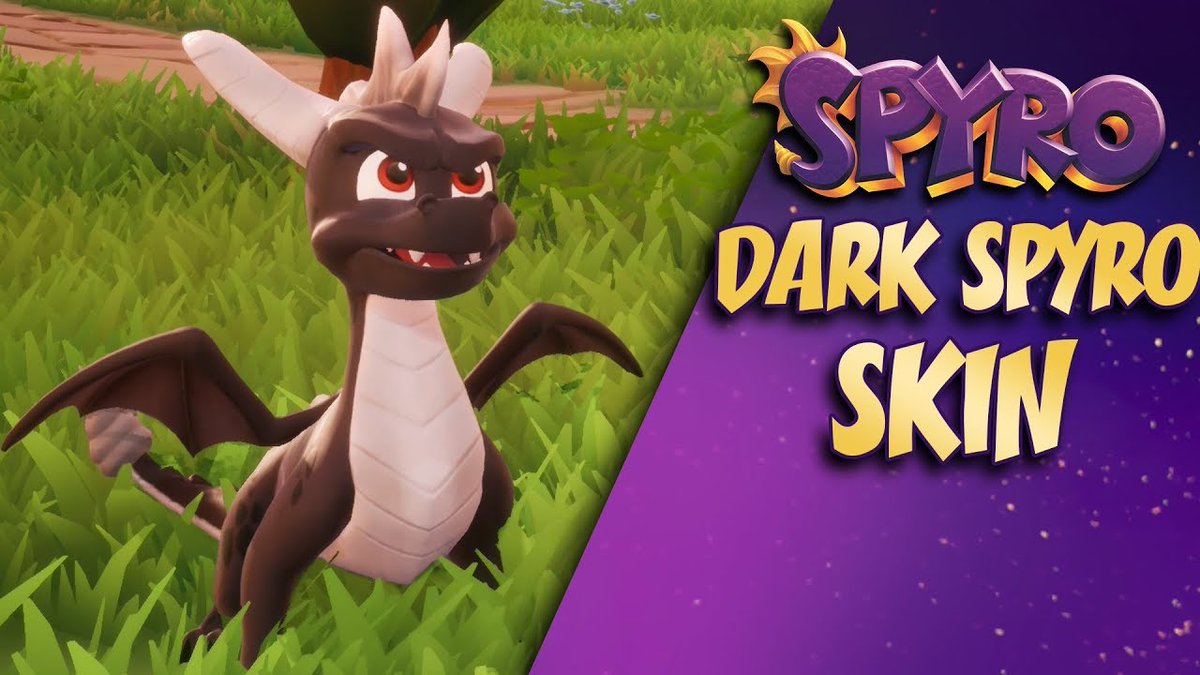 Canadianguyehh's tweet image. Dark Spyro is in Reignited! ...kinda of, it&apos;s a mod but it&apos;s SUPER easy to do! Let me show you!

WATCH -----&amp;gt; youtu.be/vHrvcVUohZs

#spyroReigintedTrilogy #SpyroReignited