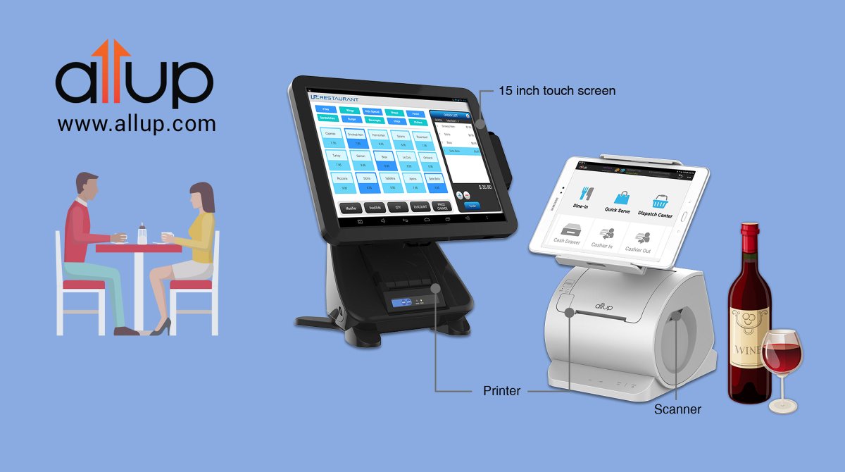 #Restaurant owners! If you're looking for a simple &amp; cost-effective #POS solution, look no further! We have these fabulous choices for your hip restaurant that l also helps save space, time, and money. Visit allup.com to learn more! #allup #restaurants #pointofsale