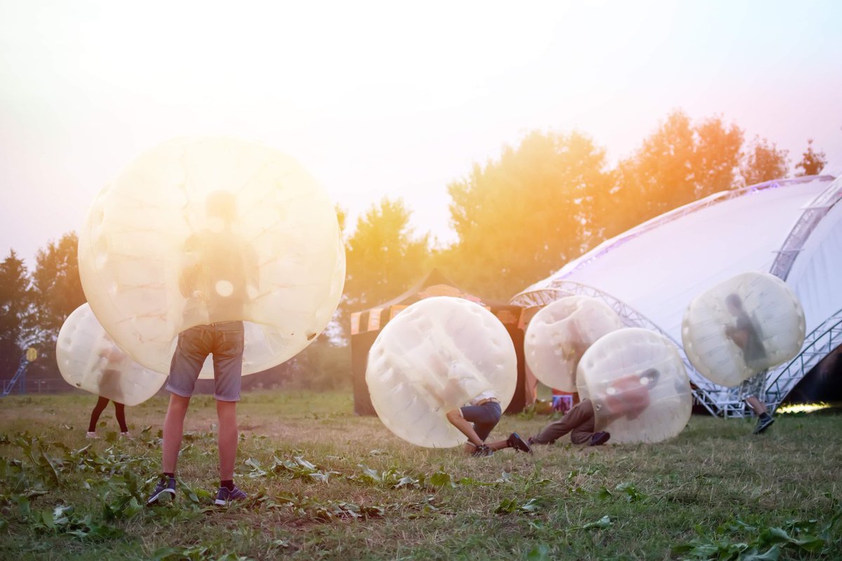 ⚽️BUBBLE FOOTBALL⚽️ is one of our fun daytime activities available on the wristband

Look at nusufreshers.co.uk for the full list of what’s on offer this Freshers’