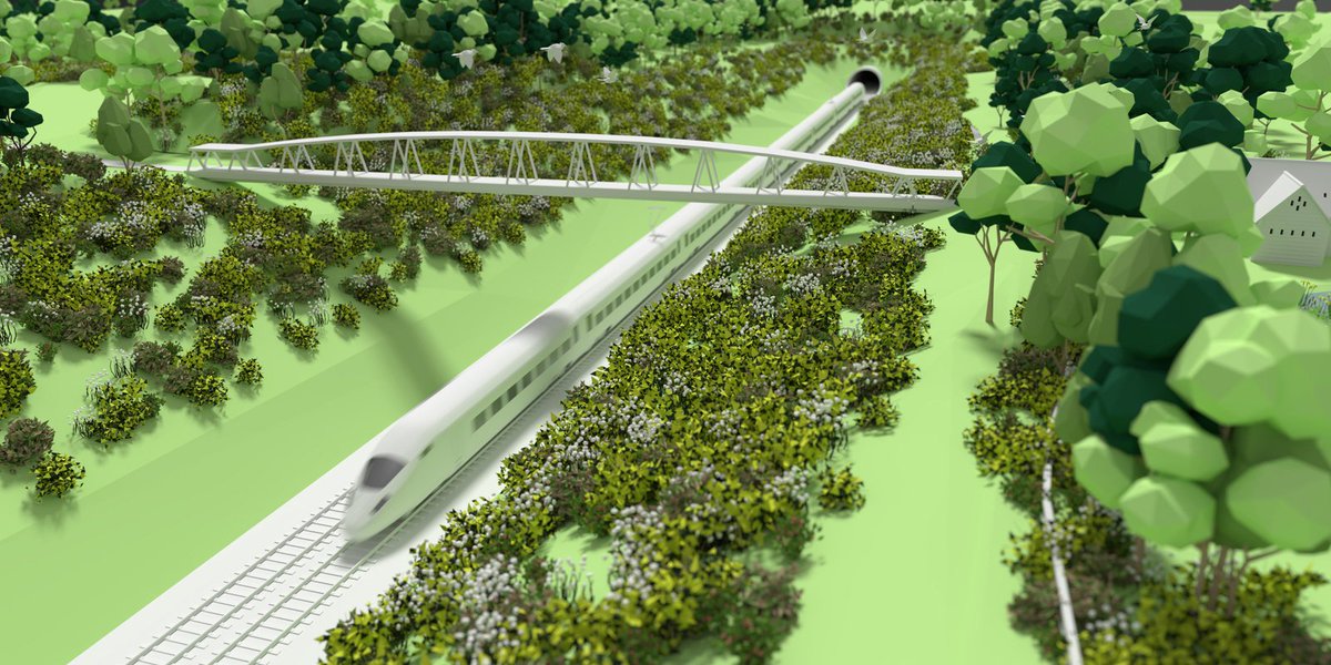 HS2ltd's tweet photo. We are determined to manage the impact of #HS2 carefully. There are over 52,000 #AncientWoodland sites in England. 43 of those will be affected by the route between #London and #Crewe. However, 80% of the land in those 43 will be untouched by HS2. https://t.co/zD42YzOTlV