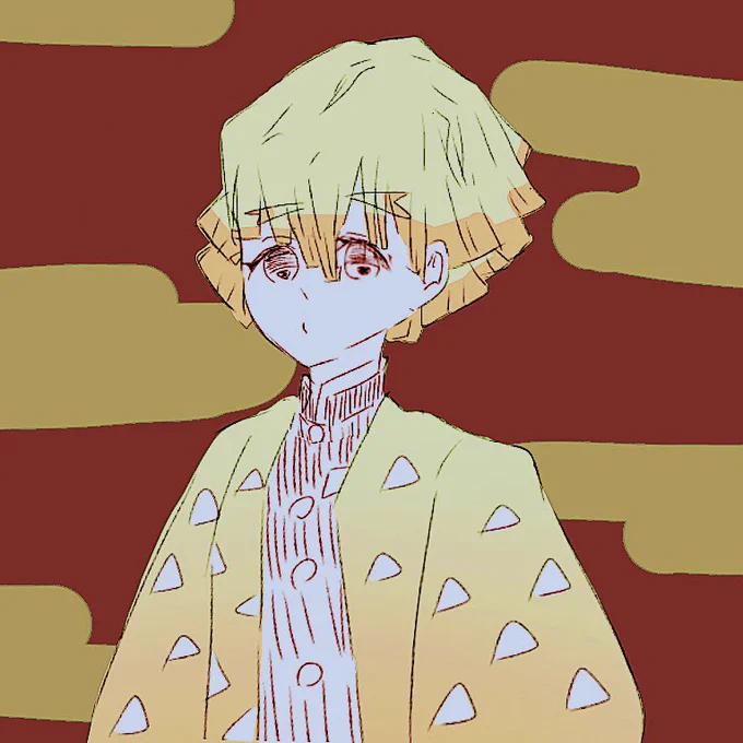 指描きで善逸 