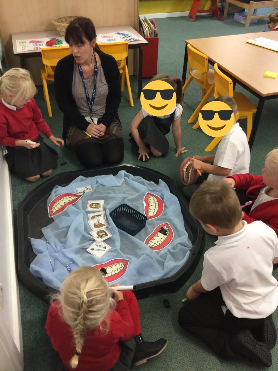 MD_Class1's tweet photo. Our topic this half term is ‘Me and my body’. We have been looking at teeth today and we discussed the sequence of brushing our teeth. AGT “We must brush our teeth twice a day!” @MD_MrsThompson #MD_science #MD_topic https://t.co/mqn8KkflVB