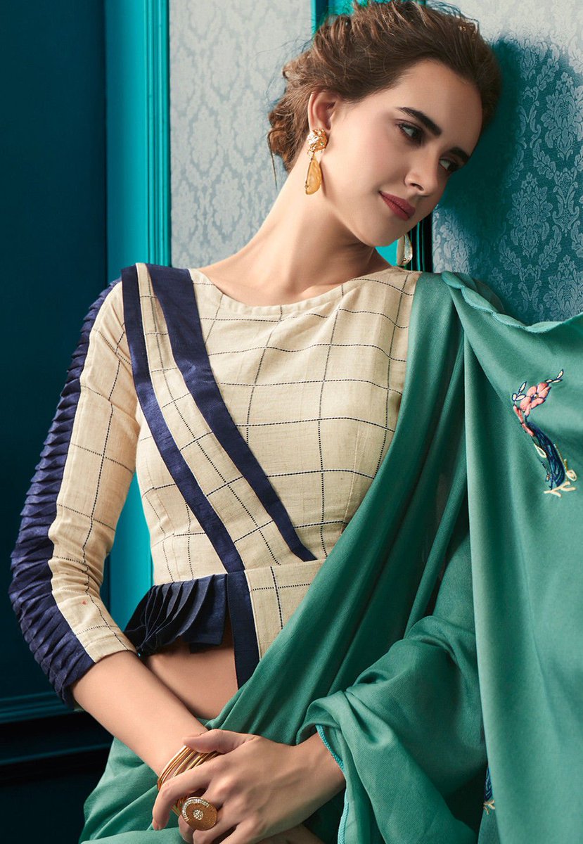 UtsavFashion's tweet photo. Ruffle Blouses are in Trend these days!
Check out our designer sarees with trendy blouse styles: https://t.co/NiWrj7mLJw
.
.
#UtsavFashion #ModernYetRooted #CelebrateTheIndianExperience https://t.co/3oYERc9kT8