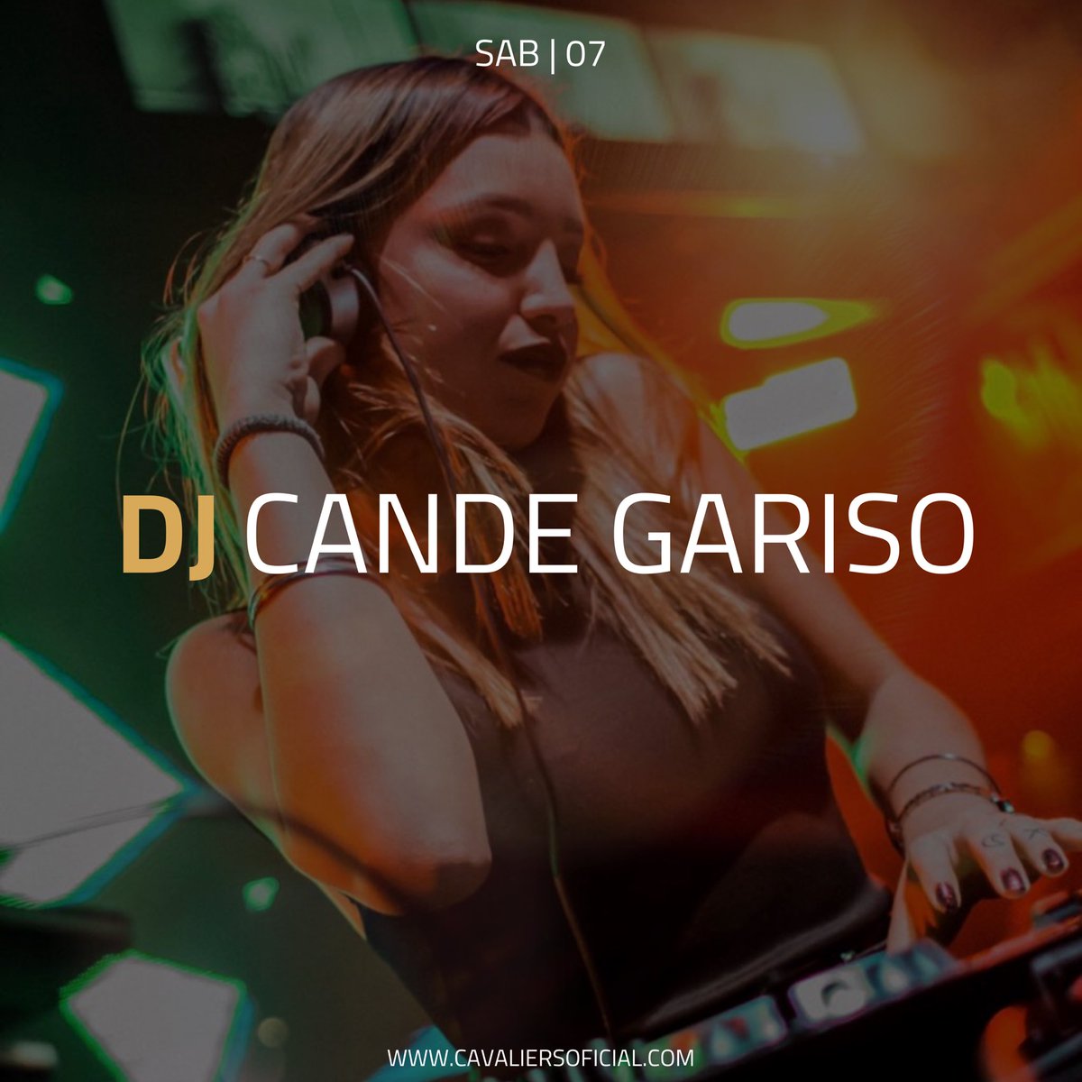 SAB 07 | CΛVΛLIERS★.
Recepción | Cumpleaños | Previa.
DJ Cande Gariso.
Reservas al MD.
cavaliersoficial.com