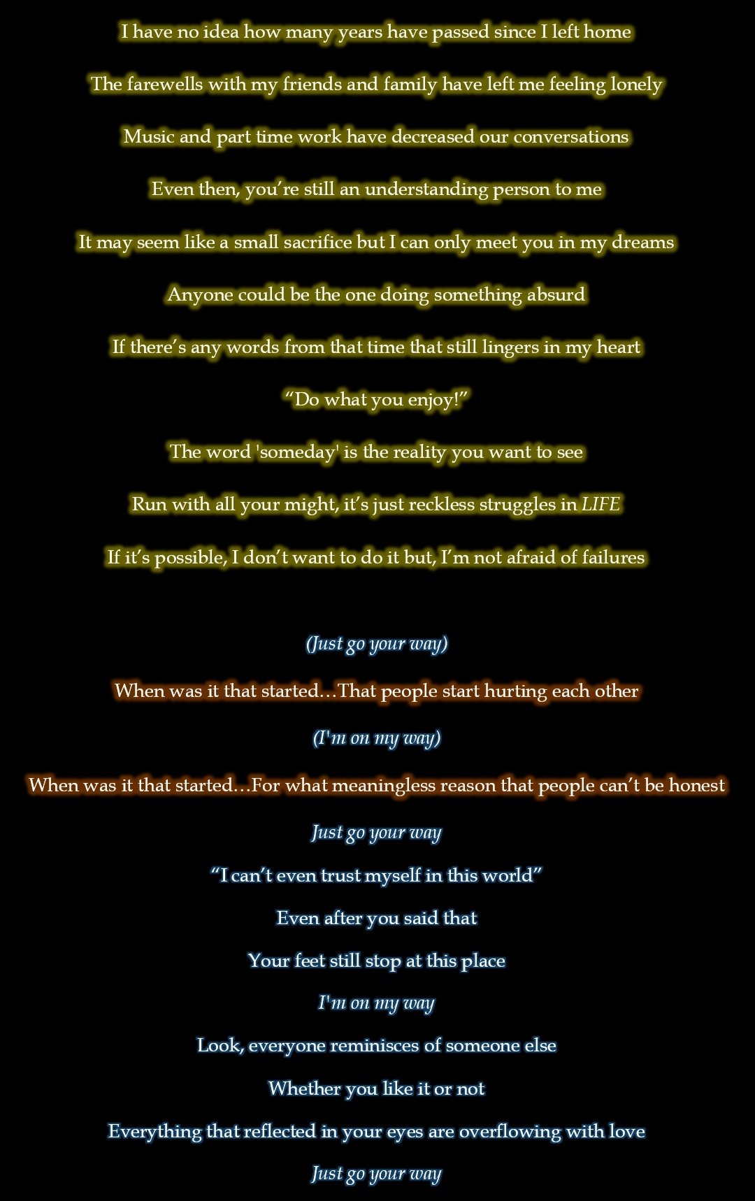 Devil S ℭhild Semi Hiatus Doberman Infinity Finally I English Lyrics Translation Album Terminal Lyricists Kubo C Gs P Cho Sway Kazuki Composers Ryuja Kubo C Gs P Cho Sway Kazuki Translated By