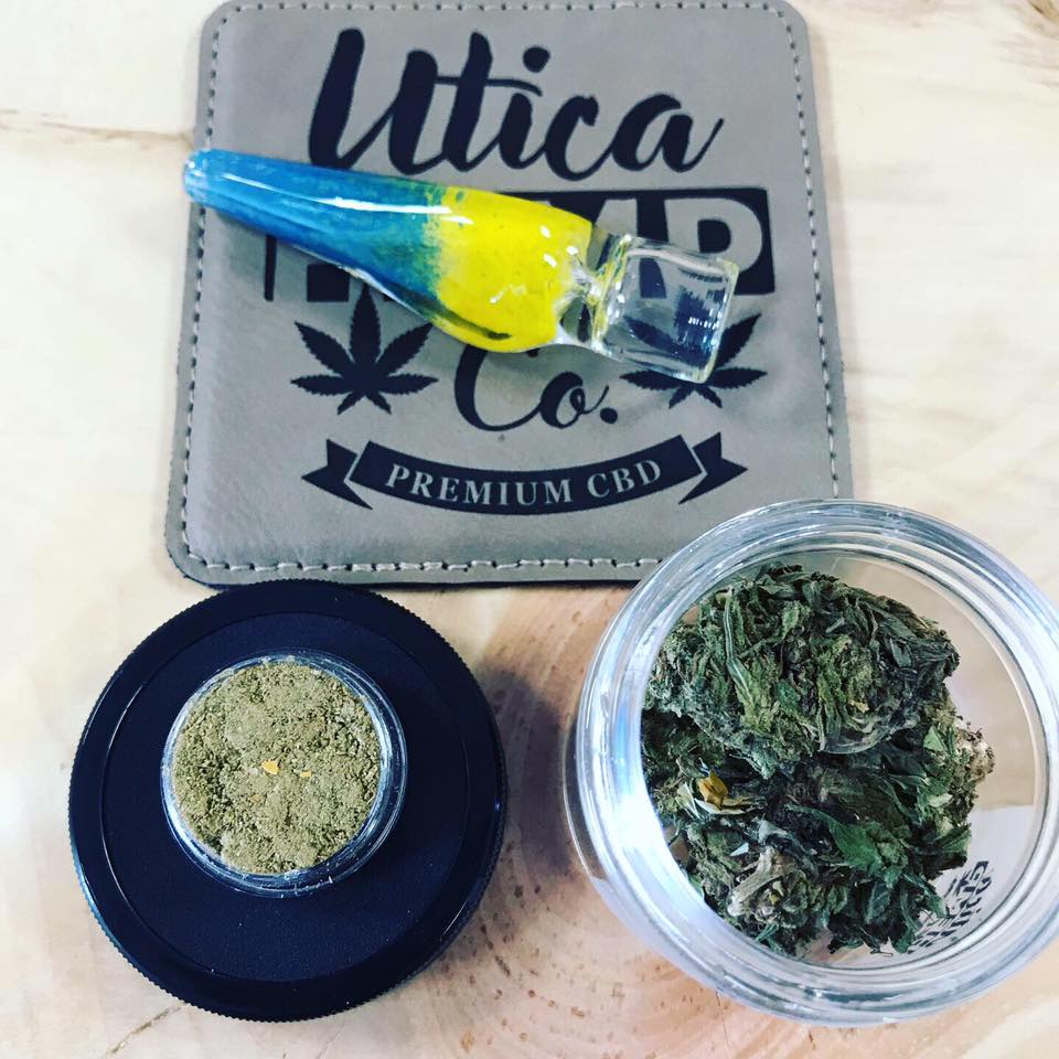uticahempco's tweet photo. We got some sweet back to school bundle deals for the adults! Buy the Evolve wax pen and CBD Crumble and receive $10 off! Buy an 1/8 of CBD flower and Kief and receive a free glass piece while supplies last! https://t.co/TwGpTUAqFd